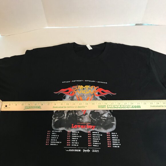 SAMMY HAGAR/LOVERBOY TOUR SHIRT SIZE 2X NEW - Picture 6 of 6